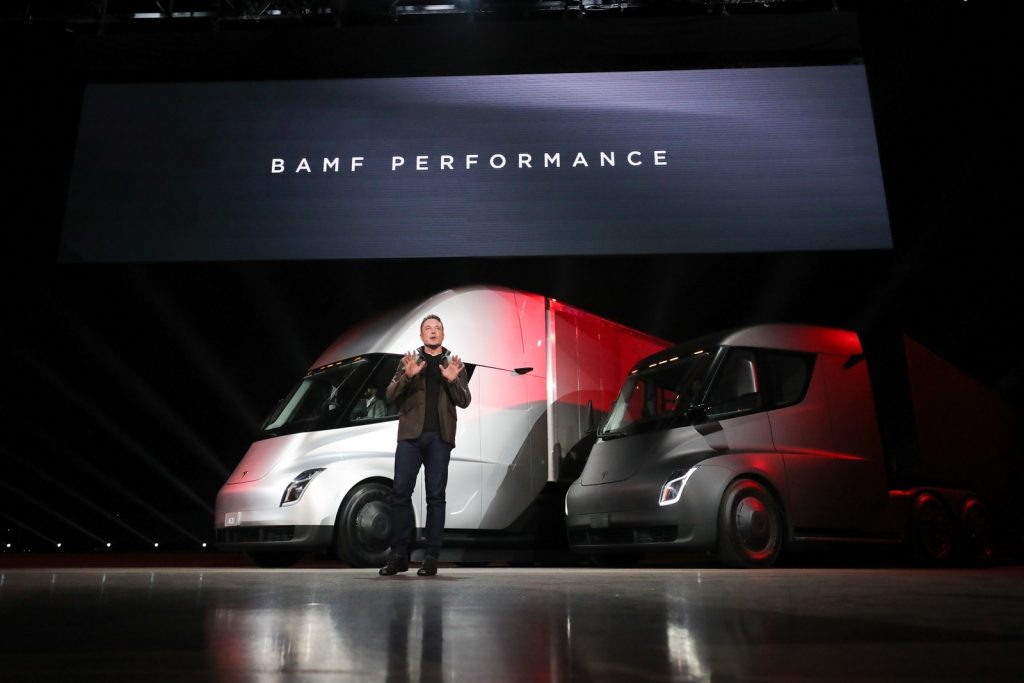 Tesla truck BAMF performance