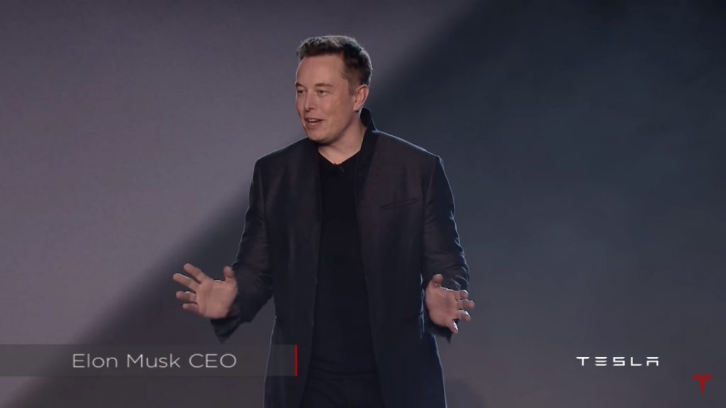 elon musk model 3 presentacion