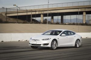 2017 Tesla Model S P100D. (Photo By, Brian Brantley/Brian Brantley Media, ©2017)