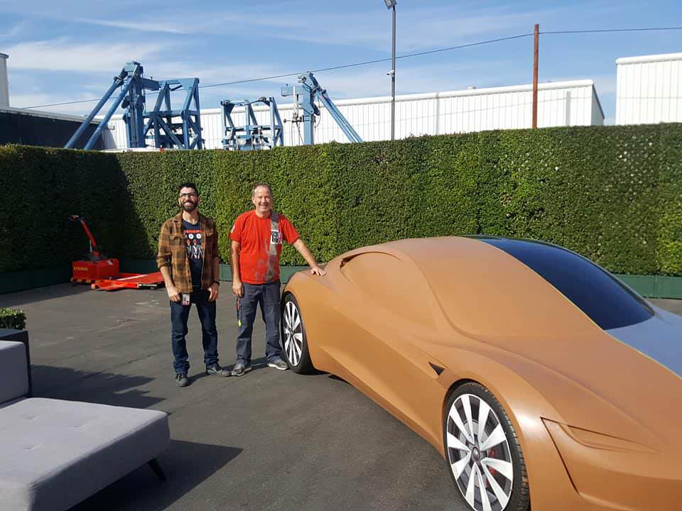 tesla roadster prototipo arcilla 4