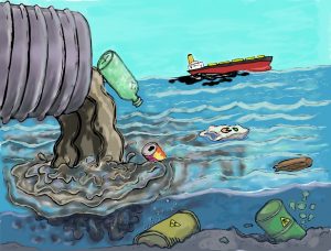 Residuos en el mar