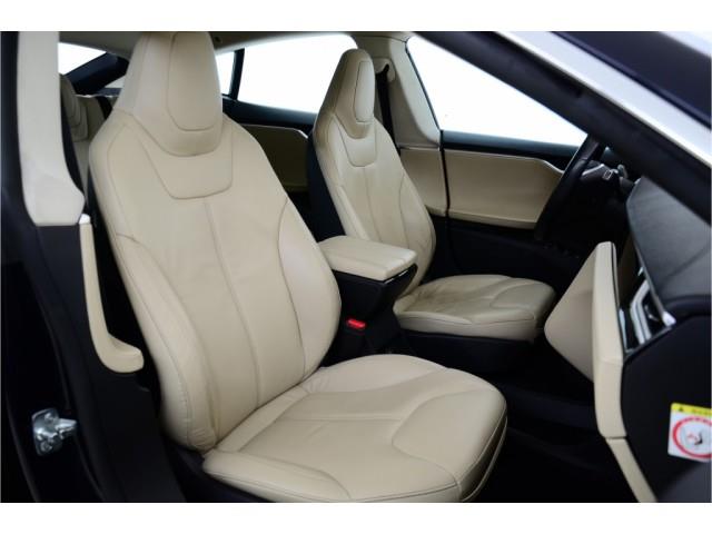 Tesla Model S interior beige