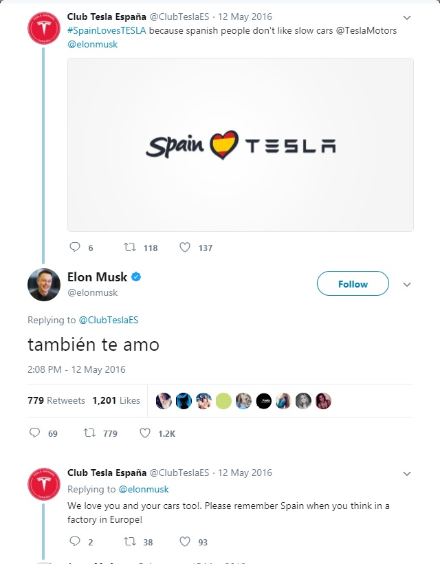 Twitter Elon Musk a Club Tesla España - Spain Loves Tesla Twitter Elon Musk a Club Tesla España - Spain Loves Tesla