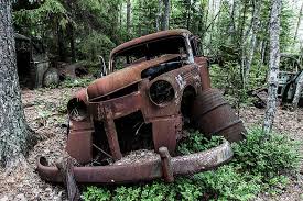 Vehiculo abandonado. Fuente: ruta 33blogspot