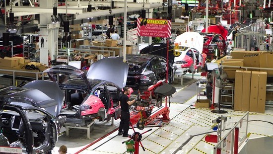 Producción Model S Fremont