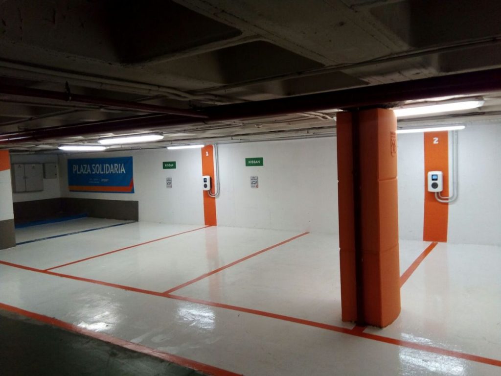 plazas vehículos eléctricos Empark Colon VEM 2018