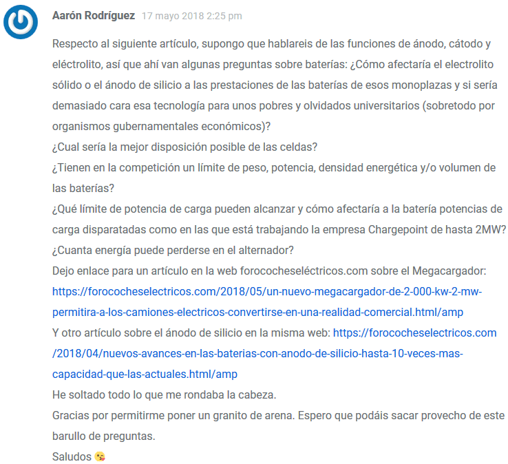 Preguntas del lector