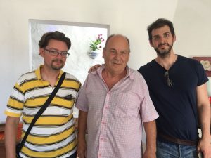 De izquierda a derecha: Hugo Carretero, Christof Sappel y Emilio Fernández Rey De izquierda a derecha: Hugo Carretero, Christof Sappel y Emilio Fernández Rey