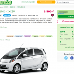 anuncio trillizo MiEV barato Milanuncios Malaga