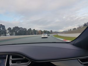 Tesla Model S en el Circuit.