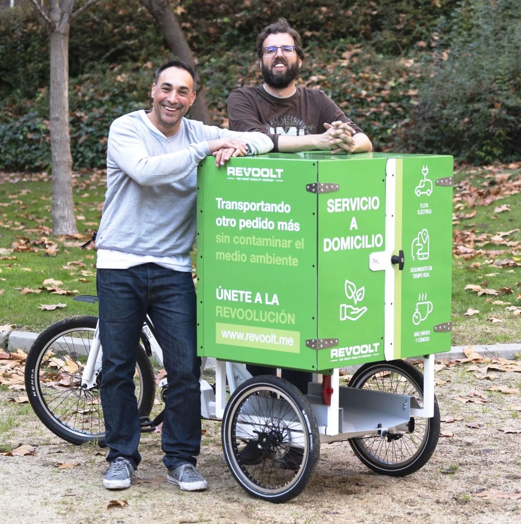 Ángel Sánchez, CEO de Revoolt, y Guillermo Sanz, cofundador de Ciclolutions