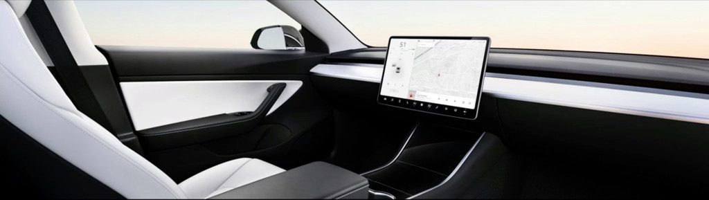 Tesla Model 3 sin volante
