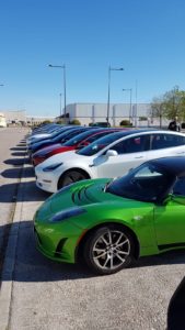 En la salida junto al Supercharger de Getafe