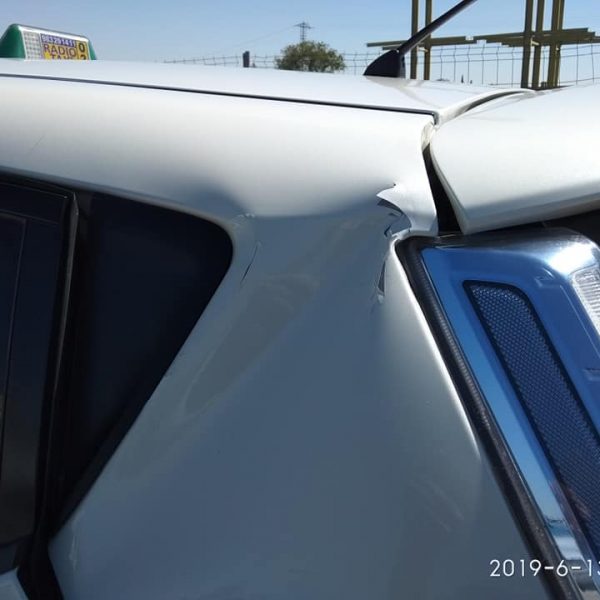 Pilar C Nissan Leaf I Taxi Electrico Valladolid Siniestrado