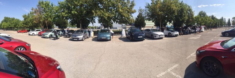 Primera Prueba de Consumos de Vehículos Eléctricos con AUVE Primera Prueba de Consumos de Vehículos Eléctricos con AUVE