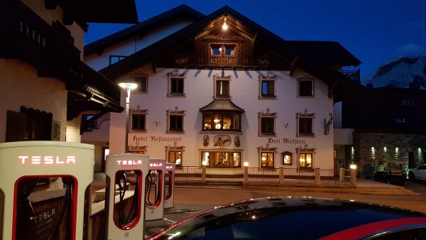 Supercharger de Lermoos en Austria