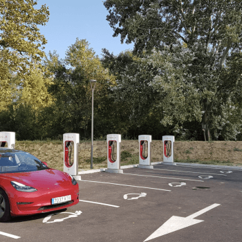 Supercharger en Montélimar Nord (Francia)